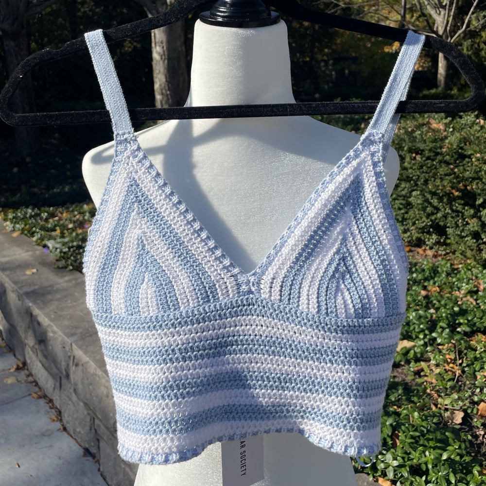 super cute boho crop top with tags